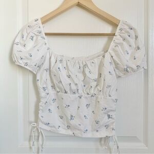Hollister floral tee short sleeve